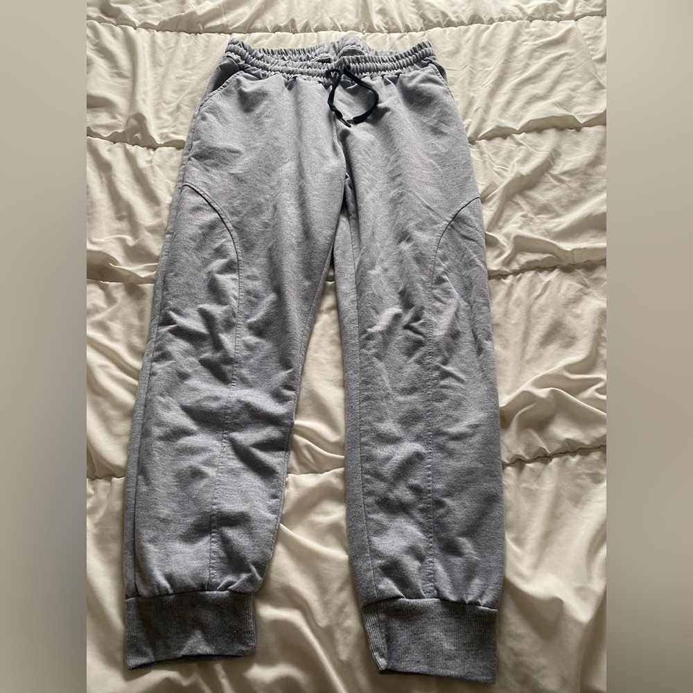 SHEIN Heather Gray Cozy Drawstring Joggers Size L